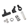 RC Steering Assembly Black High Strength Shock Absorption Steering Link