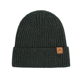 RANOME Warm Winter Hats Men Slouchy Beanies Women Knitted Skull Caps Fleece Hat Fashionable Lightweight Beanie Cold Weather Deep Gray