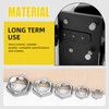 Mardatt 105Pcs M6 M8 M10 M12 M14 Push On Lock