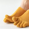 Yazon Men's 5 Toe Socks, Summer Ankle Socks, Cotton Mesh,