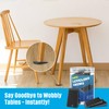 Furniture Levelers, 32 Piece Jar 2“, Rubber Shims for Leveling,