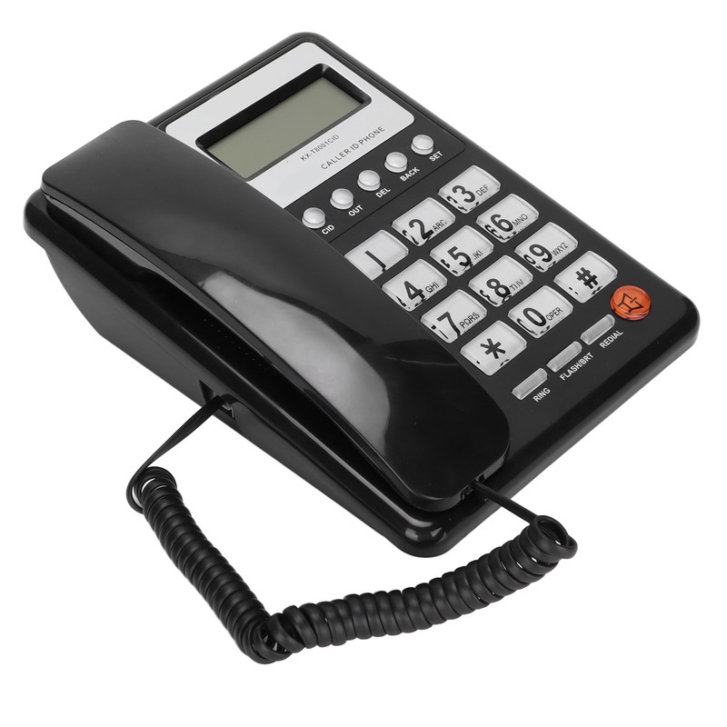 KXT8001CID Corded Telephone Caller ID Semi Hands Free Clear Display