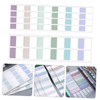 Operitacx School Supplies Lined for Notes Self-stick Memo Pads Plastic