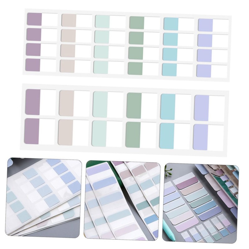 Operitacx School Supplies Lined for Notes Self-stick Memo Pads Plastic