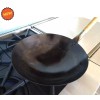 Town 14" Heavy Duty Mandarin Wok Silver Carbon Steel Round