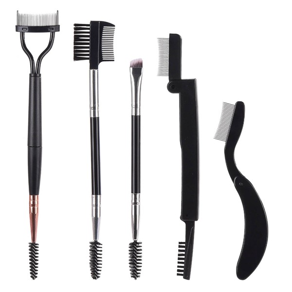 Eyebrow Combs, Eyelash Comb Separator Dual Head Brow Brush and