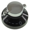 Spares2go Gas Control Knob Switch & Shaft for New World