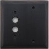 Classic Accents Deco Oil Rubbed Bronze 2 Gang Wall Plate
