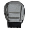 NLQR Passenger Bottom Perforated Microfiber Leather Seat Cover Black Compatible