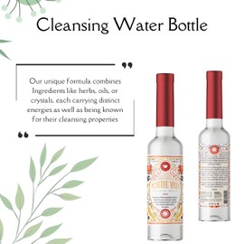 Soul Sticks Cleansing Water 7.5 oz. Bottle for Clearing Negative Energy and Purifying Home (Positive Vibes)