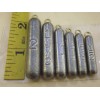 HOME MADE 10 PCS. BOTTOM BOUNCER PENCIL SINKER 3/4 OZ./BRASS