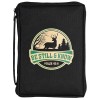 TD Fabric Bible Case in Black with Deer 'Be Still