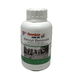 Farriers Benzyl Benzoate Pure Undiluted (250ml) 99.9 Pure