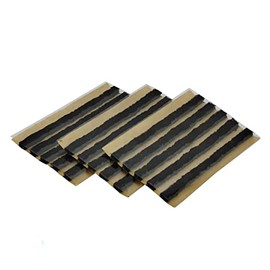 ZERINT TS-160D15 Tire Repair Plugs, 15 PCS 1/4" x 4" Black Tubeless Tire Seal Plugs Strips Tire Repair Strings for Car, Bike, UTV, ATV, Wheelbarrow