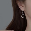 SLUYNZ Solid 925 Sterling Silver Hollow Curve Earrings Hanging for