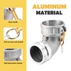 Venussar Type DA Cam and Groove Hose Fitting, 90 Degree