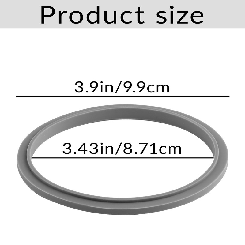 Tabanzhe 2PCS Seal Rings for Replacement-Durable Rubber Ring Blender Gasket
