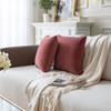 Rythome Set of 2 Velvet Throw Pillow Covers for Couch