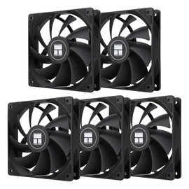 Thermalrlght TL-C12C X5 CPU Cooler Fan 12cm Silent Cooling Fan,Desktop CPU Fan,with 1550RPM Speed,Suitable for Chassis, CPU Coolers and Water Cooling Radiators