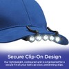 SAGEFINDS LED Clip On Cap Visor Light, Hands-Free Ball Cap