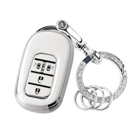 [Unhoke] N-BOX Custom JF5 JF6 Key Case, Compatible with Honda New Step Wagon, Key Cover, NBOX JF5, JF6, Civic ZR-V, Vezel, Keychain, Sliding Doors on Both Sides, Made of TPU, Good Texture, Luxury