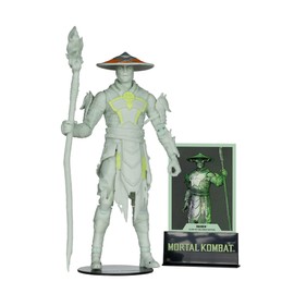 Mortal Kombat Raiden Glow in The Dark Edition Gold Label 7in Action Figure McFarlane Toys