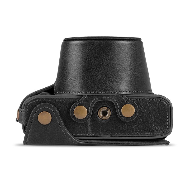 MegaGear Ever Ready Genuine Leather Camera Case Compatible with Nikon