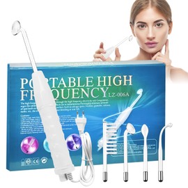 High Frequency Stick Face with 4 Probes, High Frequency Bar, High Frequency Wall, Radio Frequency Device Face, Beauty Face Machine, Acne Treatment Device