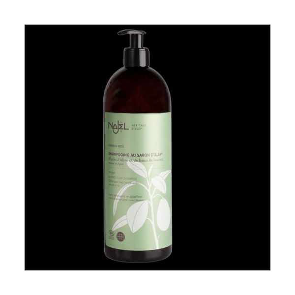 Najel Aleppo Soap Shampoo for Dry Hair, 1 l