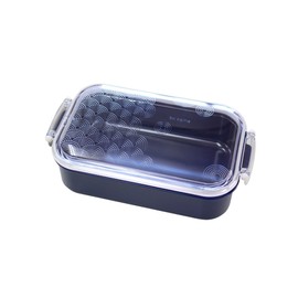 Tatsumiya 30441 Japanese Pattern Fred Long Rectangular Lunch Blue Sea Wave L