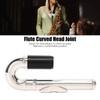 Flute Curved Head Joint Mouthpiece Replacement Metal Woodwind Instrument Accessories