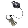 Heavy Duty Retractable Ratchit Keychain Tether Reel for Multiple Keys