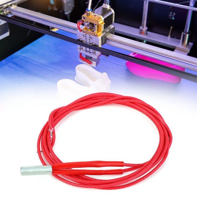 5Pcs 3D Printer Electric Heating Pipe Single Ended Heater Tube
