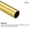 QUARKZMAN Brass Pipe 15 mm AD 1 mm Wall Thickness