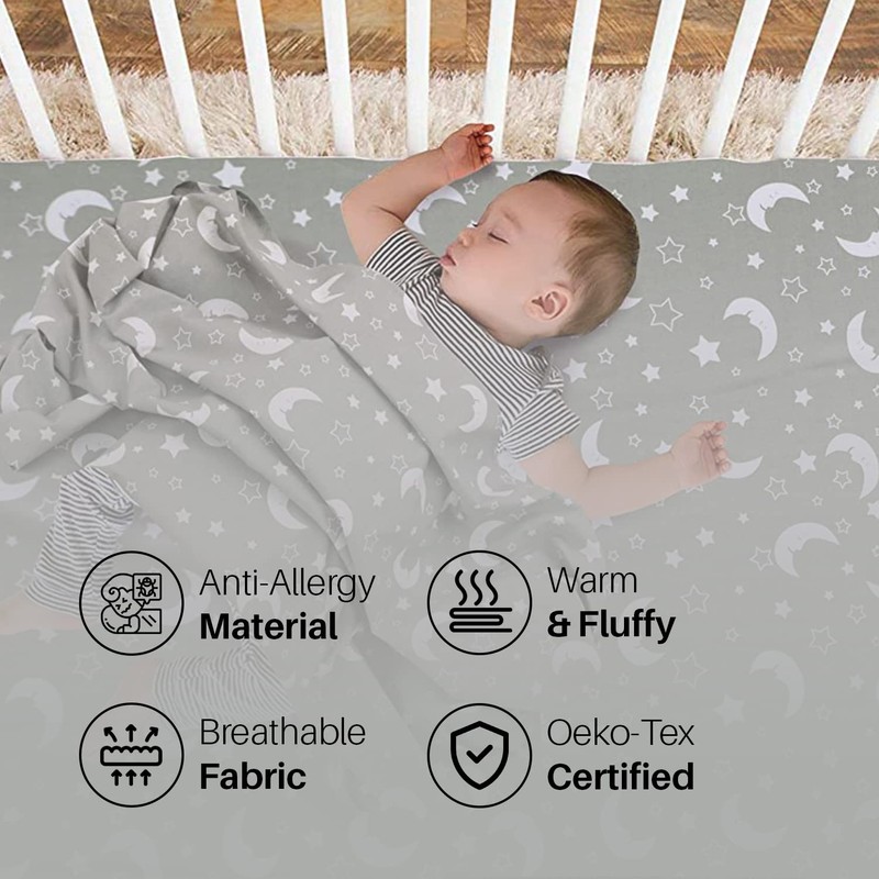 2 x Cot Bed Fitted Sheet 100% Cotton 200 Thread
