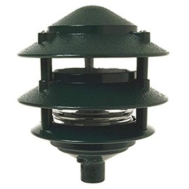 3-Tier Incandescent Garden Light, 1/2 in. NPT and 18 in. leads