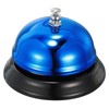 uxcell Desk Bell, 85mm(3.35") Dinner Bell for Restaurants, Service, Blue