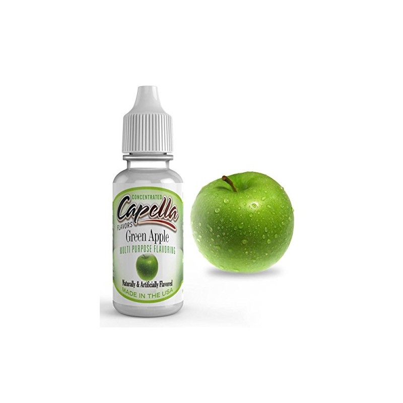 Capella Flavor Drops Green Apple Concentrate 13 Milliliter Bottle