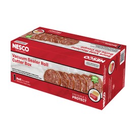 Nesco Vacuum Sealer Cutter Box with 50' of Heavy Duty Vacuum Sealer Roll 11" x 50'