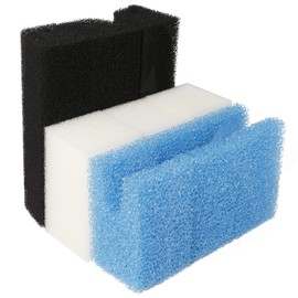 LTWHOME Aquarium Sponge Sets Compatible with Ferplast Blumec 07, Bluclear 07 Sponges Suitable for Bluwave Internal Filters (3 Sets)