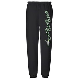 Beetlejuice x3 Mens Jogger Sweatpants, Black, 2X-Large