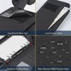 WYNEX Tactical Notebook Padfolio Ring Binder - Refillable 6-Ring A6