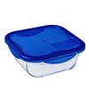 PIREX Food Storage Container, Multicolor, 16x16x6cm