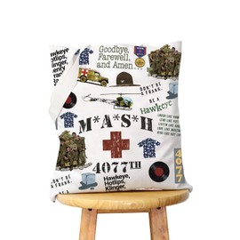 WCGXKO TV Show Inspired Gift TV Show Fans Canvas Tote Bag Reusable Bag Shopping Bag (MASH CA)