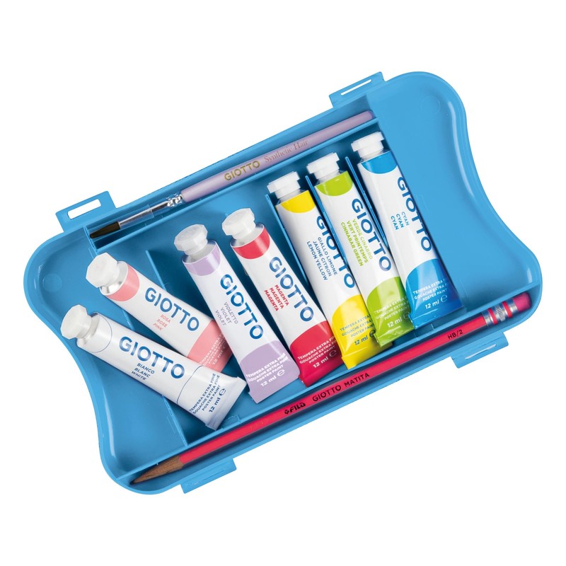 Giotto Paint Candy Collection 7x 12ml + 1 pennello +