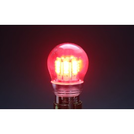 PilotLights LED RA-7512 W-1280 Red LED Replacement Bulb - BAY15S Base, 10 to 30V Compatible