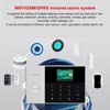 WIFI+GSM+GPRS 2.4in TFT Alarm System AntiTheft Detector with SOS Button