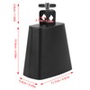 Cow Bells Instrument Metal High Durability Glossy Edge Wide Application
