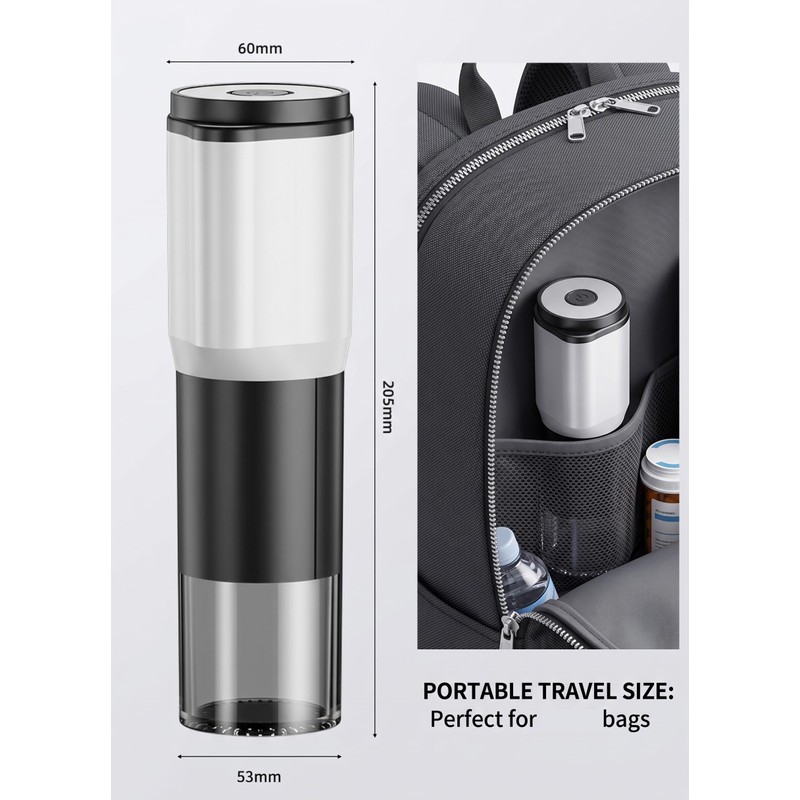 Elfzone Electric Pill Grinder Crusher Portable Pulverizer Medication