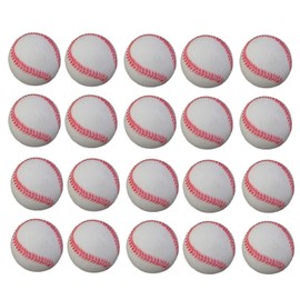 KINOKINO Baseball Practice Urethane Ball, Diameter Approx. 2.8 inches (7 cm), White, Set of 20 Balls